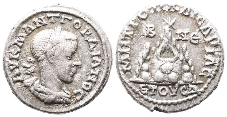 Gordian III (238-244). Cappadocia, Caesarea-eusebia. Ar Drachm