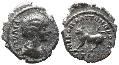 Julia Domna (augusta, 193-217). Moesia Inferior, Nicopolis Ad Istrum. Æ