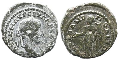 Severus Alexander (222-235), Moesia Inferior, Marcianopolis, Æ con testa laureata e Homonoia stan...