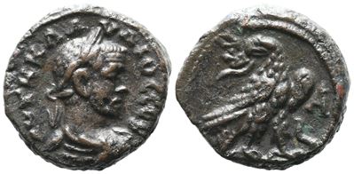Claudius II (268-270). Egypt, Alexandria. Bi Tetradrachm