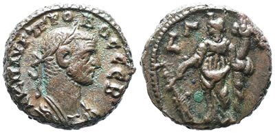 Probus (276-282). Egypt, Alexandria. Bi Tetradrachm