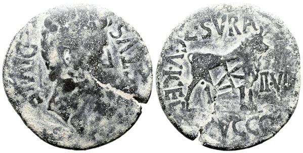 Augustus (27 BC-AD 14). Spain, Celsa. Æ