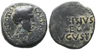 Augustus (27 Bc-ad 14). Spain, Emerita. Æ
