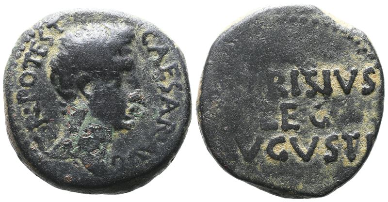 Augustus (27 Bc-ad 14). Spain, Emerita. Æ