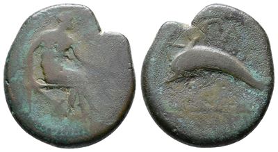 Islands Of Sicily, Lipara, C. 350-300 Bc. Æ (23mm, 6.71g).