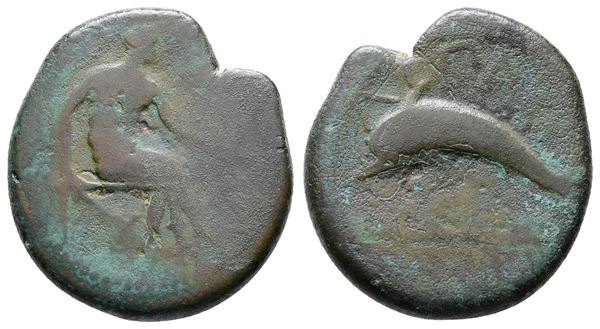 Islands of Sicily, Lipara, c. 350-300 BC. Æ (23mm, 6.71g).  - Auction Greek, Roman and Byzantine Coins	 - Bertolami Fine Art - Prague