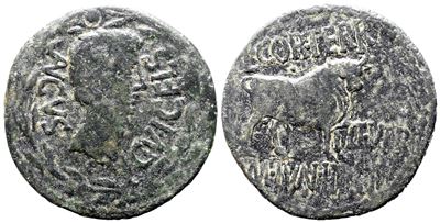 Augustus (27 Bc-ad 14). Spain, Celsa. Æ
