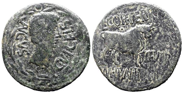 Augustus (27 BC-AD 14). Spain, Celsa. Æ