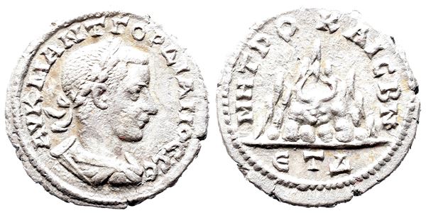 Gordian III (238-244). Cappadocia, Caesarea-Eusebia. AR Drachm