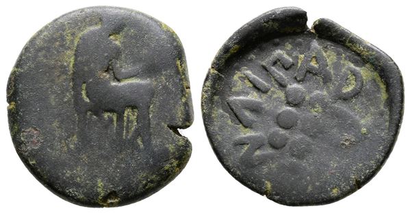 Islands of Sicily, Lipara, c. 420-400 BC. Æ Hemilitron (21mm, 5.13g).