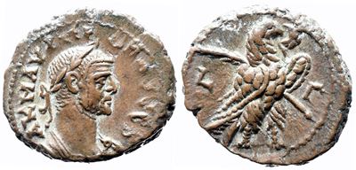 Probus (276-282). Egypt, Alexandria. Bi Tetradrachm