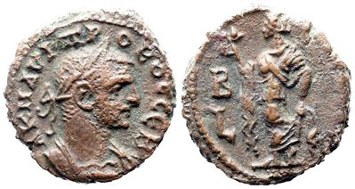 Probus (276-282). Egypt, Alexandria. Bi Tetradrachm