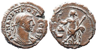 Probus (276-282). Egypt, Alexandria. Bi Tetradrachm