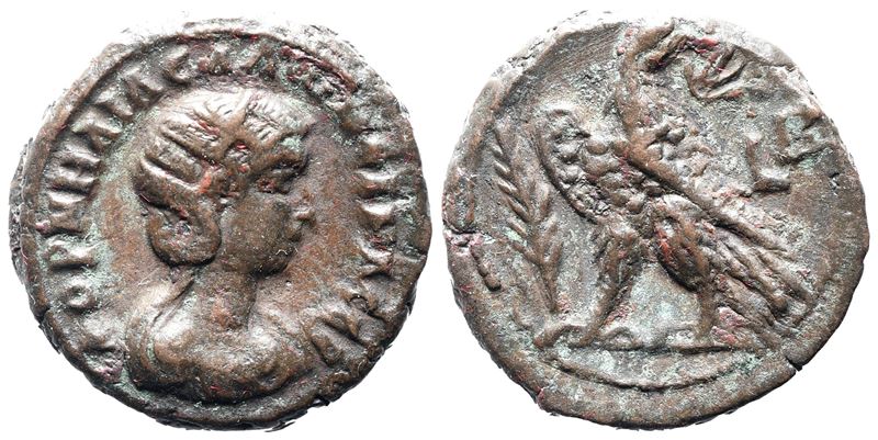 Salonina (augusta, 254-268). Egypt, Alexandria. Bi Tetradrachm