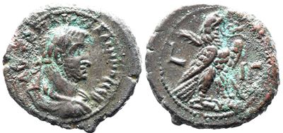 Gallienus (253-268). Egypt, Alexandria. Bi Tetradrachm