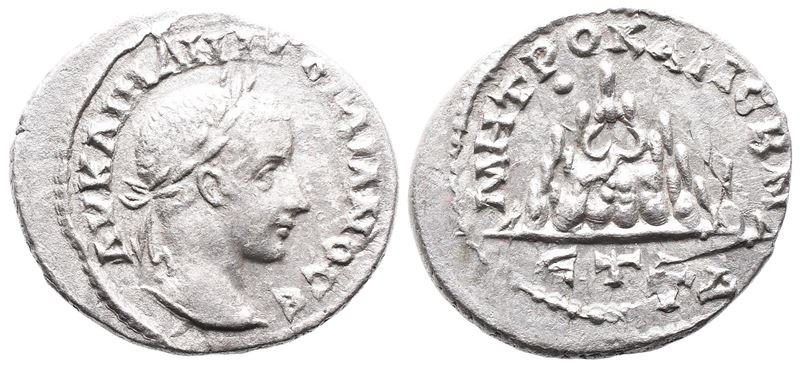 Gordian III (238-244). Cappadocia, Caesarea-eusebia. Ar Drachm