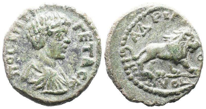 Geta (caesar, 198-209). Thrace, Hadrianopolis. Æ