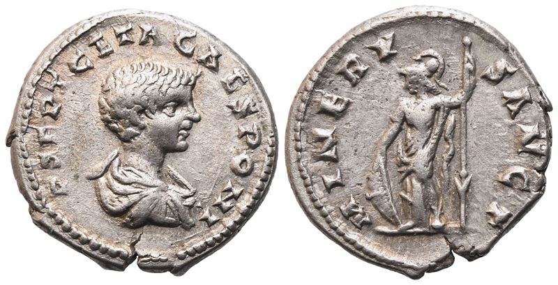 Geta As Caesar (198-209), Denarius Struck Under Septimius Severus, Laodicea Ad Mare, 200-202; Ar ...