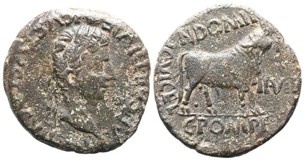 Augustus (27 BC-AD 14). Spain, Celsa. Æ