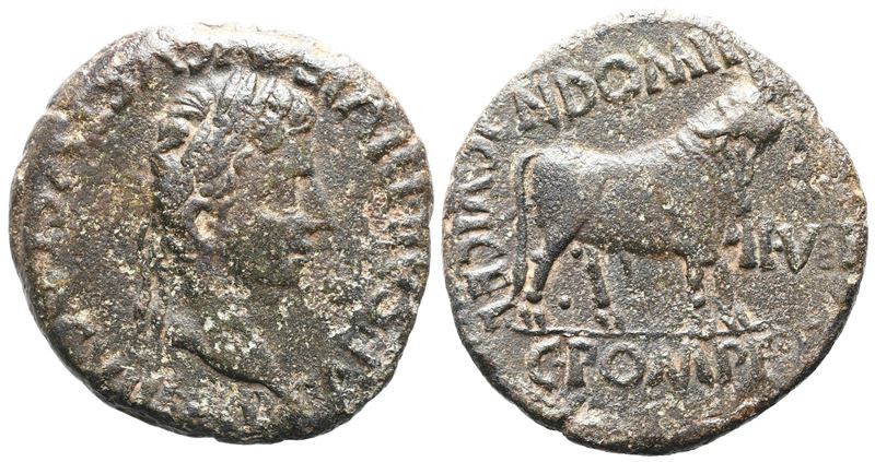 Augustus (27 Bc-ad 14). Spain, Celsa. Æ