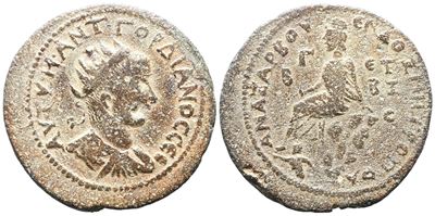 Gordian III (238-244). Cilicia, Anazarbus. Æ