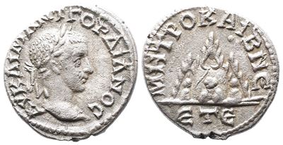 Gordian III (238-244). Cappadocia, Caesarea-eusebia. Ar Drachm