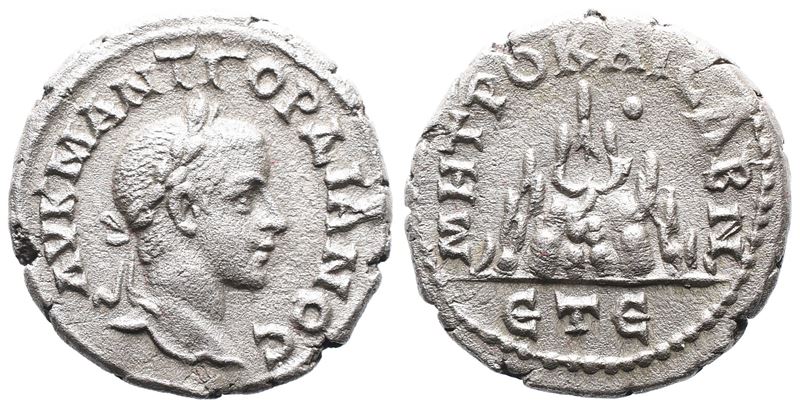 Gordian III (238-244). Cappadocia, Caesarea-eusebia. Ar Drachm