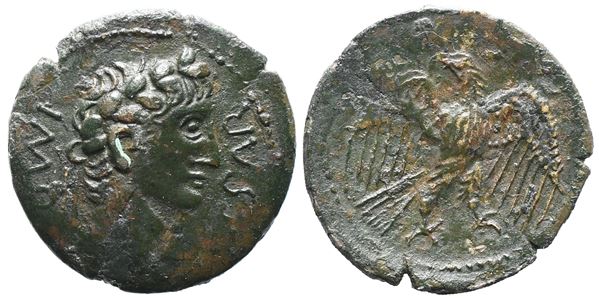 Augustus (27 BC-AD 14). Æ Quadrans  - Auction GREEK & ROMAN PROVINCIAL COINS AND NUMISMATIC LITERATURE Including a wide selection of Alexandrian Coins from the Dattari Collection - Bertolami Fine Art - Prague