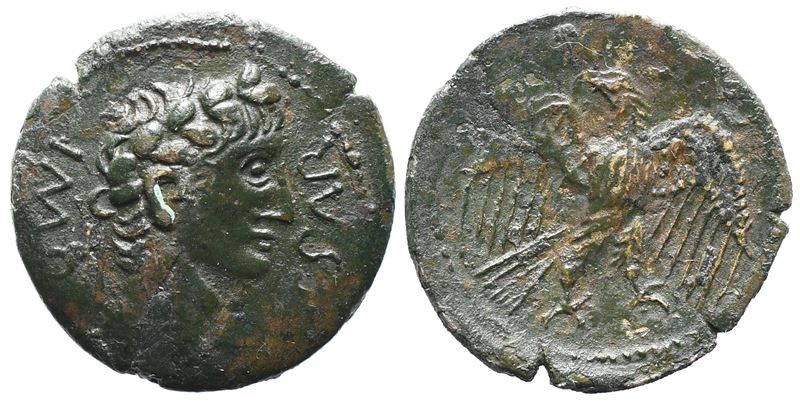 Augustus (27 Bc-ad 14). Æ Quadrans