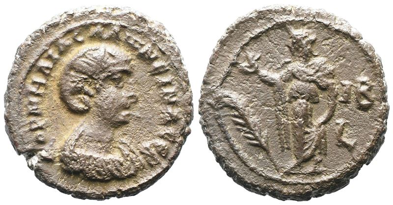 Salonina (augusta, 254-268). Egypt, Alexandria. Bi Tetradrachm