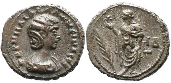 Salonina (Augusta, 254-268). Egypt, Alexandria. BI Tetradrachm