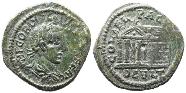 Gordian III (238-244). Thrace, Deultum. Æ  - Auction GREEK & ROMAN PROVINCIAL COINS AND NUMISMATIC LITERATURE Including a wide selection of Alexandrian Coins from the Dattari Collection - Bertolami Fine Art - Prague