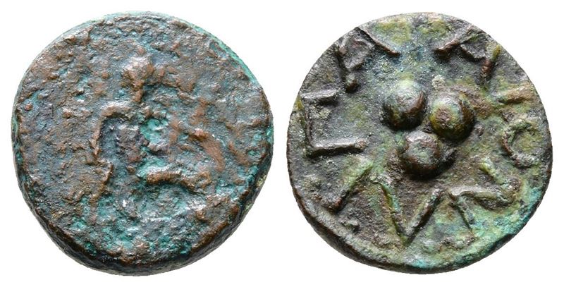 Islands Of Sicily, Lipara, C. 420-400 Bc. Æ Tetras Or Trionkion (14mm, 1.61g).