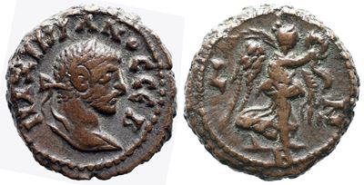 Maximianus (286-305). Egypt, Alexandria. Bi Tetradrachm