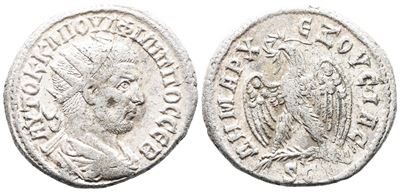 Philip i (244-249). Seleucis And Pieria, Antioch. Bi Tetradrachm