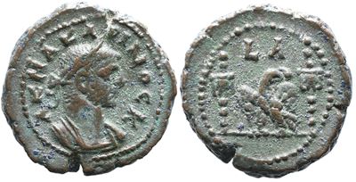 Carinus (caesar, 282-283). Egypt, Alexandria. Bi Tetradrachm