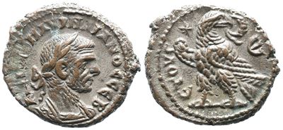 Aurelian (270-275). Egypt, Alexandria. Bi Tetradrachm