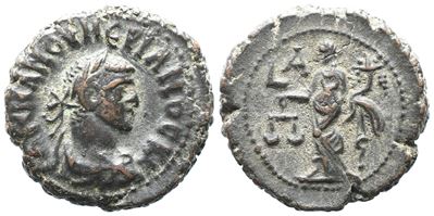 Numeriano (Caesar, 282-283), BI Tetradramma, Alessandria d’Egitto, anno 1 di Caro