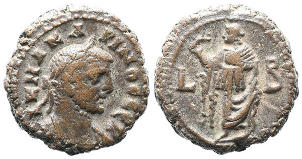 Carinus (Caesar, 282-283). Egypt, Alexandria. BI Tetradrachm