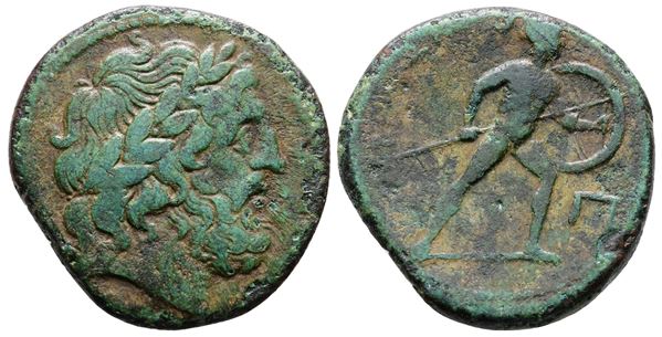 Sicily, Messana, The Mamertinoi, c. 220-200 BC. Æ Pentonkion (25mm, 10.18g).