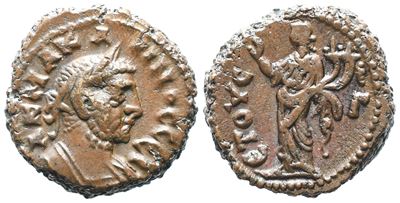 Carinus (caesar, 282-283). Egypt, Alexandria. Bi Tetradrachm
