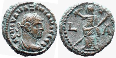 Maximianus (286-305). Egypt, Alexandria. Bi Tetradrachm