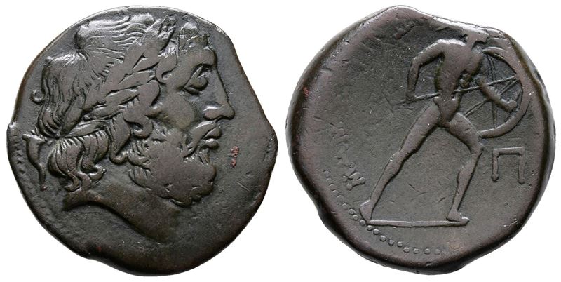 Sicily, Messana, The Mamertinoi, C. 220-200 Bc. Æ Pentonkion (26mm, 10.63g).