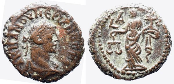 Numerian (Caesar, 282-283). Egypt, Alexandria. BI Tetradrachm