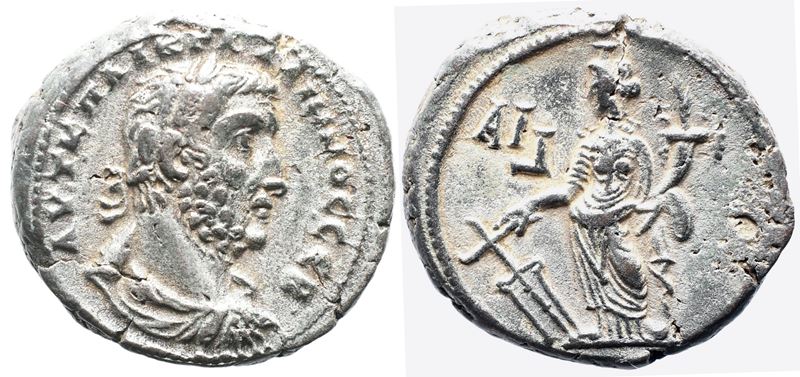 Gallienus (253-268). Egypt, Alexandria. Bi Tetradrachm