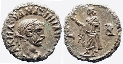 Maximianus (286-305). Egypt, Alexandria. Bi Tetradrachm
