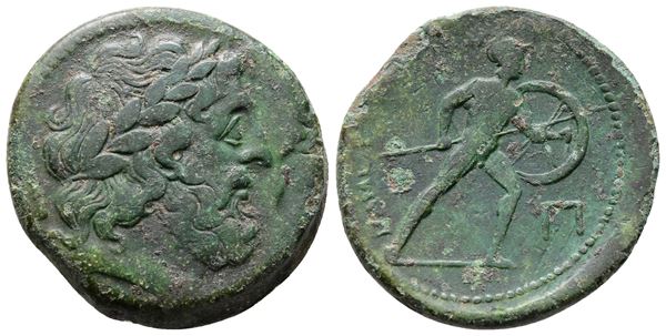 Sicily, Messana, The Mamertinoi, c. 220-200 BC. Æ Pentonkion (27mm, 10.31g).