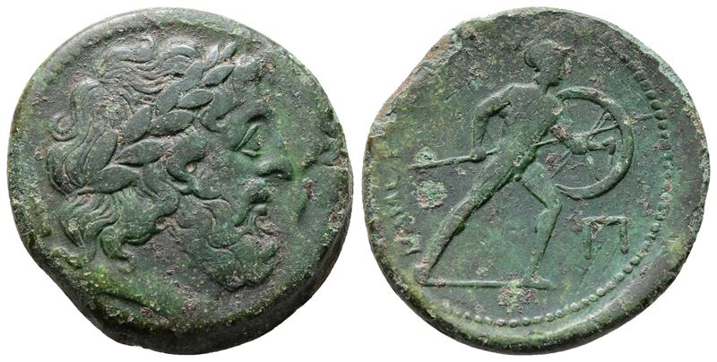Sicily, Messana, The Mamertinoi, C. 220-200 Bc. Æ Pentonkion (27mm, 10.31g).