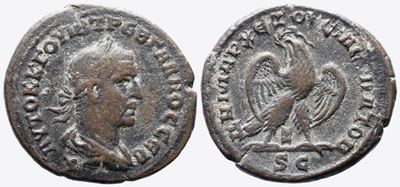 Trebonianus Gallus (251-253). Seleucis And Pieria, Antioch. Bi Tetradrachm