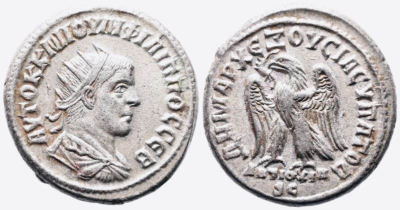 Philip II (247-249). Seleucis And Pieria, Antioch. Ar Tetradrachm